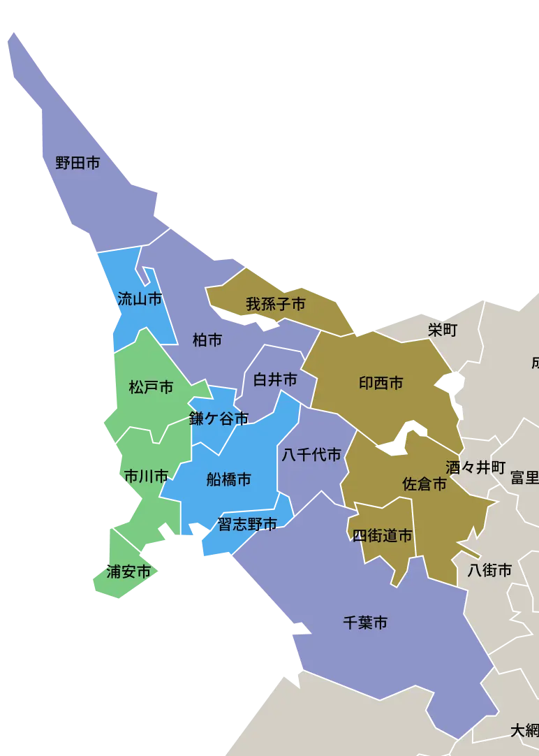 千葉県map