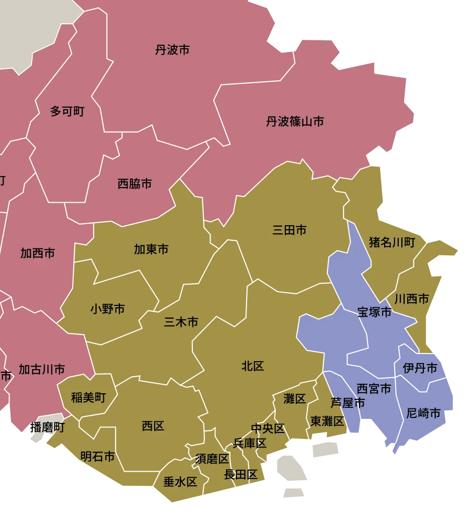 兵庫県map