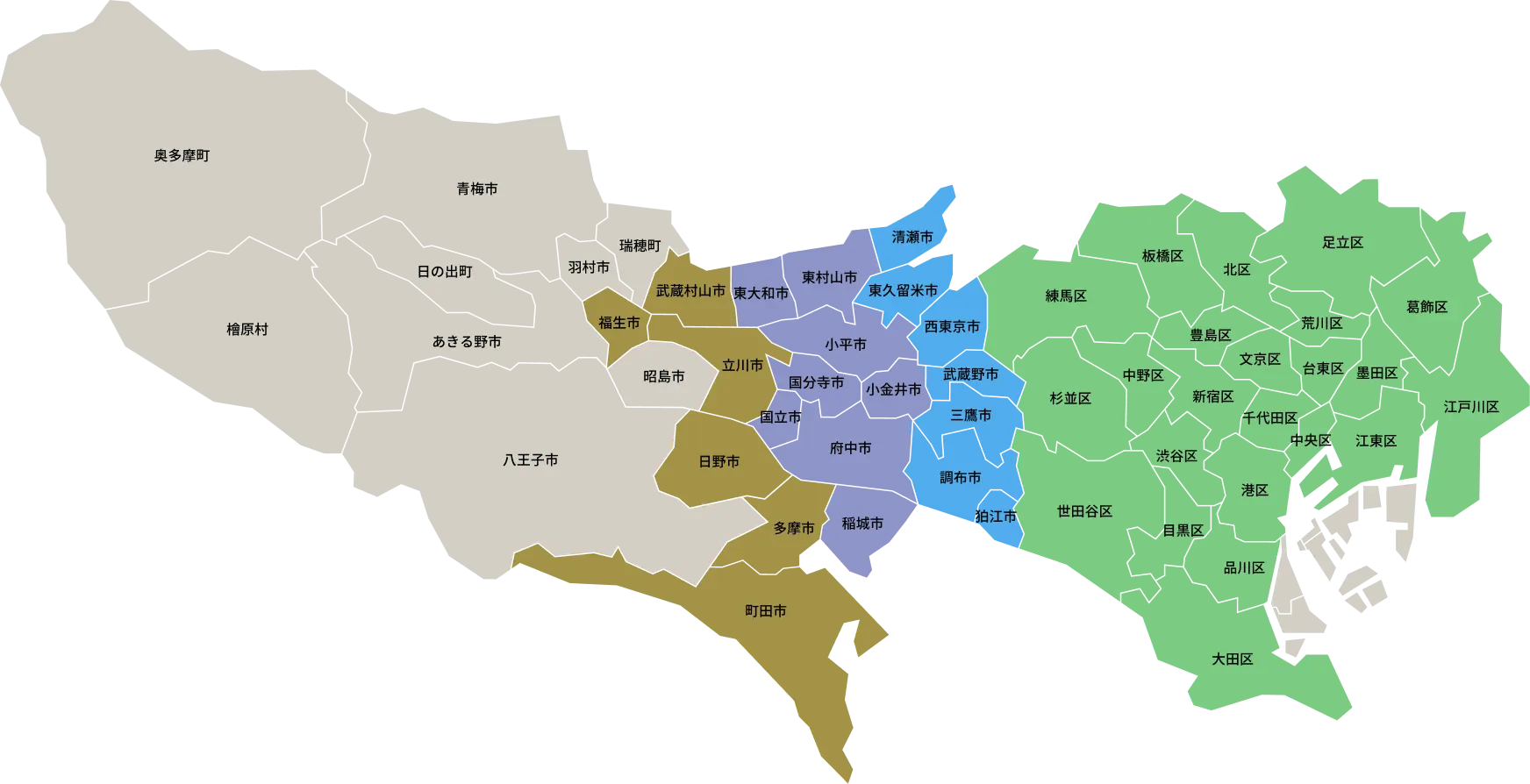 東京都map
