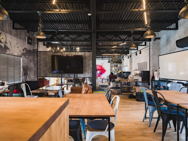 リノベーション後のコミュニティースペース