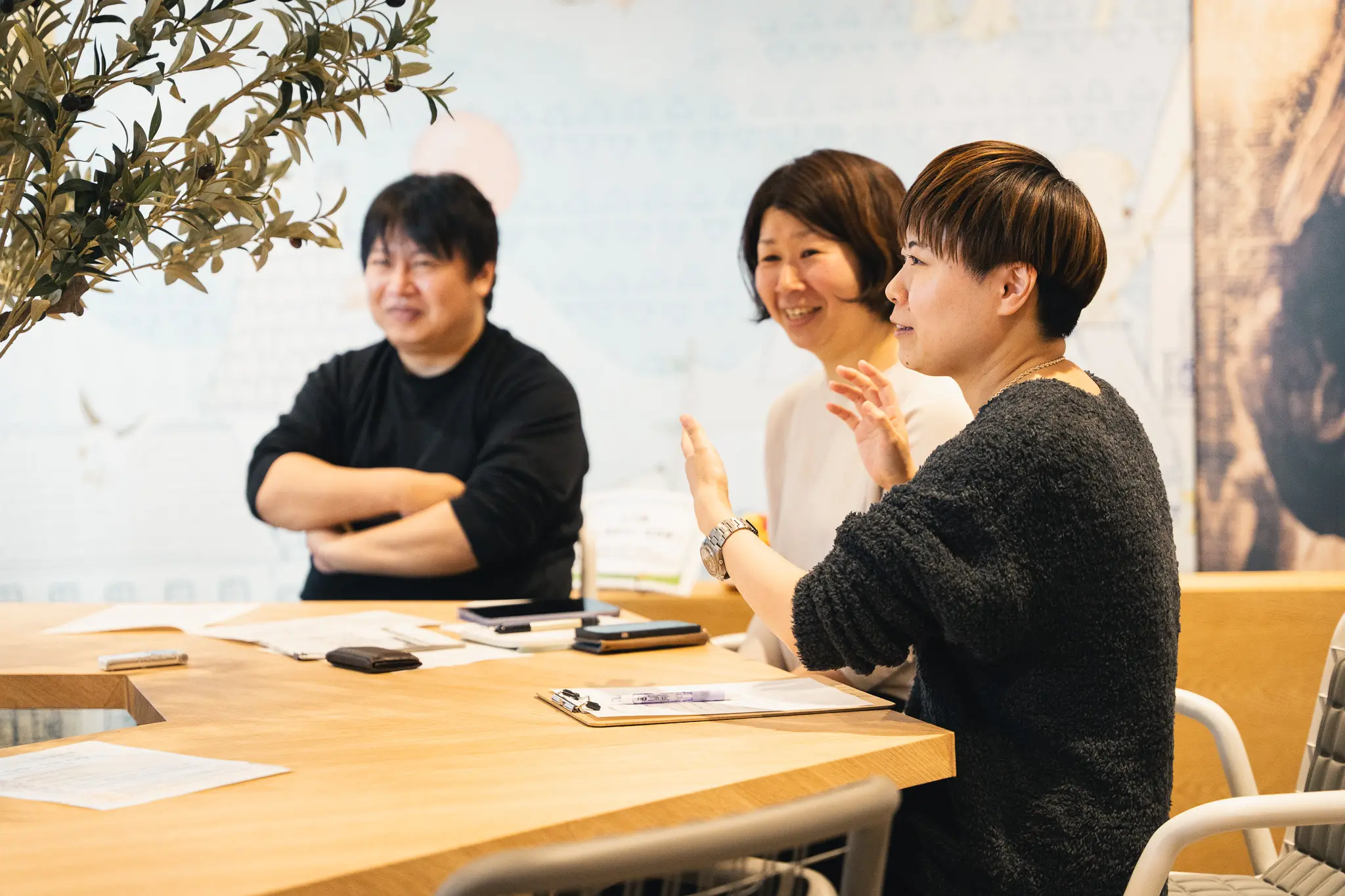 八尾市と事業団の皆さん