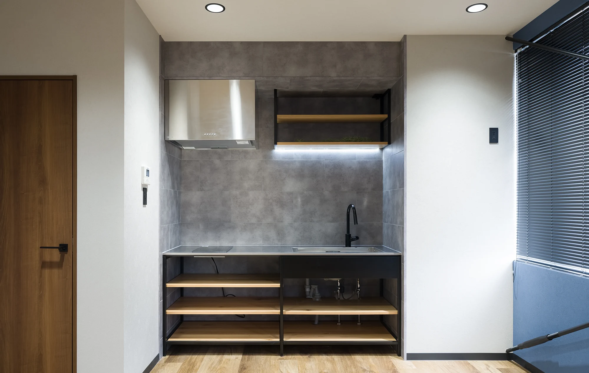 コンパクトで使い勝手が良いキッチン